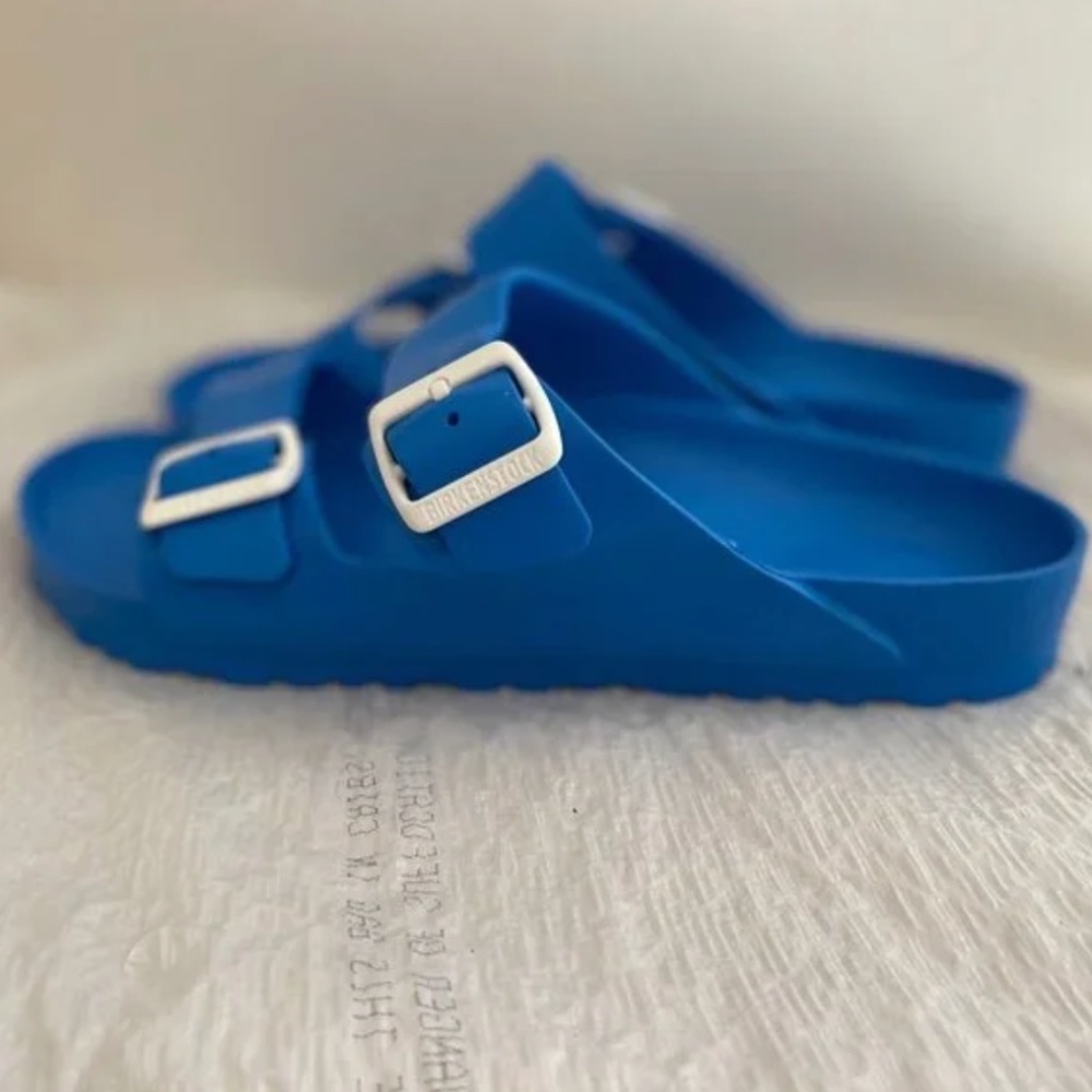 Birkenstock Arizona New Sandals Blue - Picture 1 of 8
